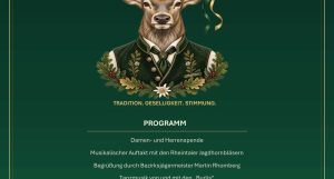 Einladung zum Jägerkränzle 2027 der Bezirksgruppe Dornbirn